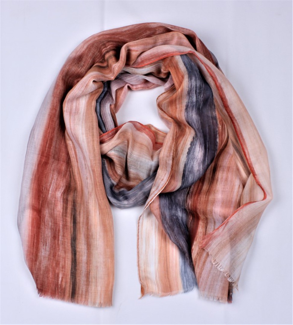 Alice & Lily printed scarf beige Style : SC/4922BGE image 0